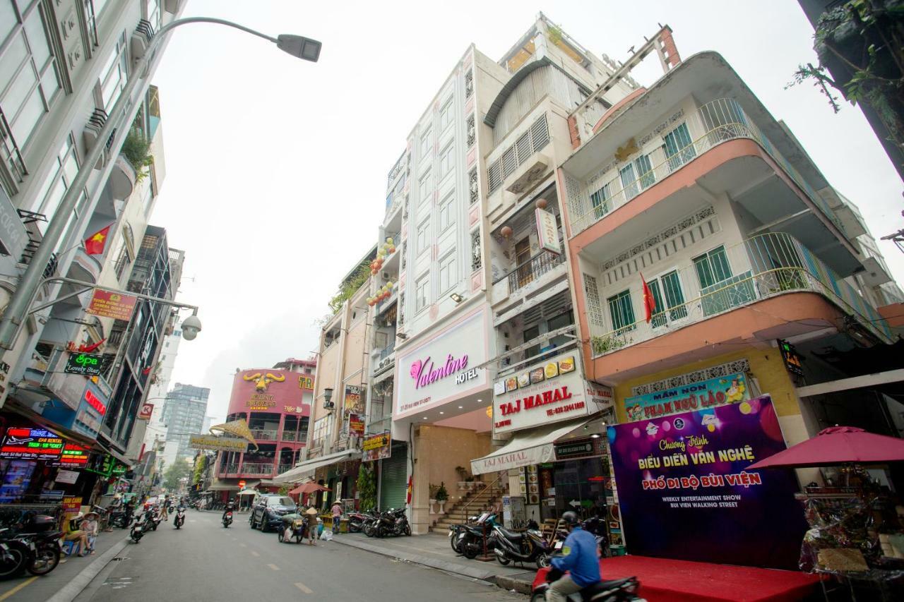 Valentine Hotel Saigon - Bui Vien Street Ho Chi Minh-staden Exteriör bild