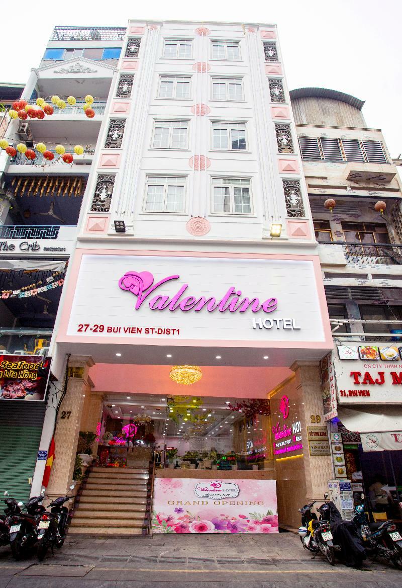 Valentine Hotel Saigon - Bui Vien Street Ho Chi Minh-staden Exteriör bild